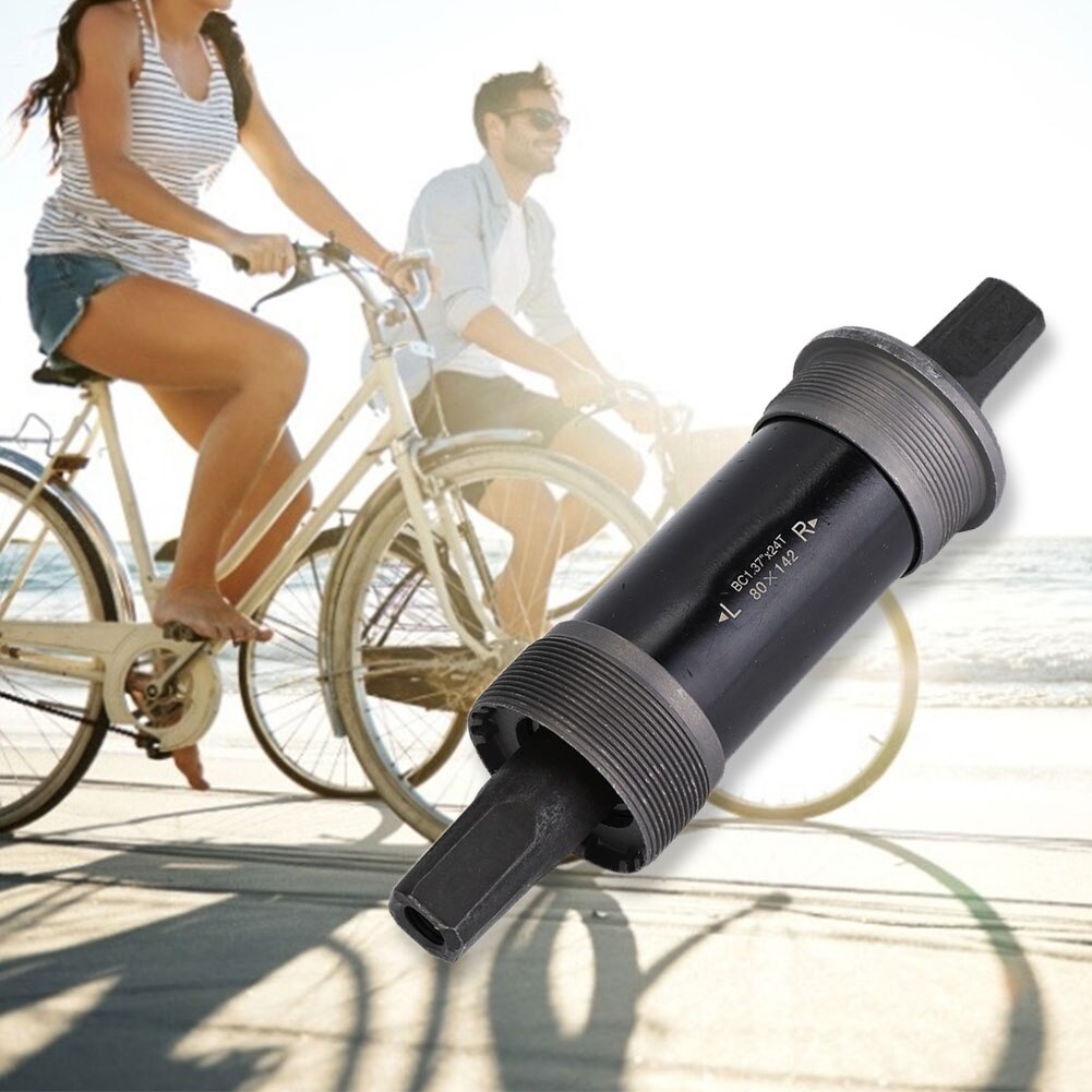 Bicycle Bottom Bracket Bicycle Square Tapered Threaded Bottom Bracket BSA With Screws For 80/100mm Frame Shell Bottom Bracket