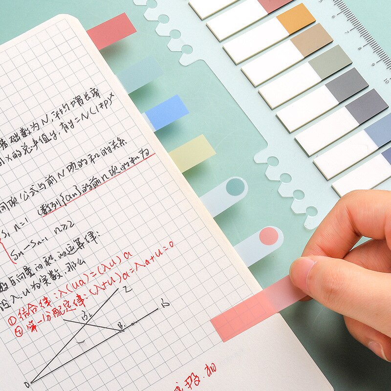 Kabaxiong morandy, notas adhesivas de colores, etiqueta adhesiva que puede marcar notas creativas que indican una nota fluorescente