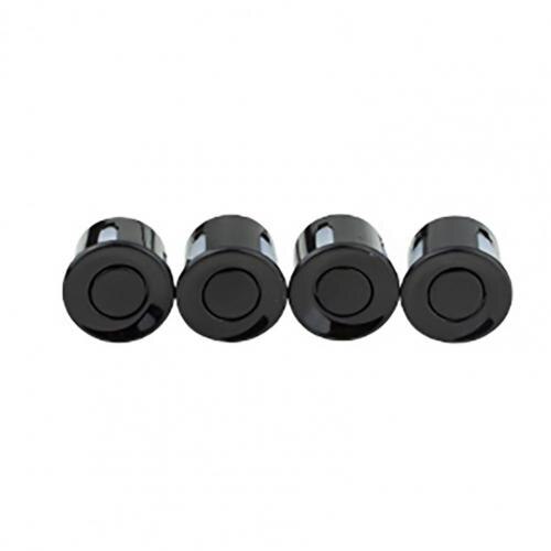 4Pcs Car Reversing Sensor Reversing Probe Parking Aid Sensors Car Accessories Supplies Products: Black