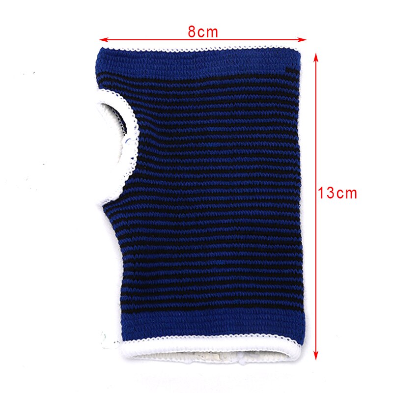 2 pièces gant de soutien de main de poignet de paume bleue