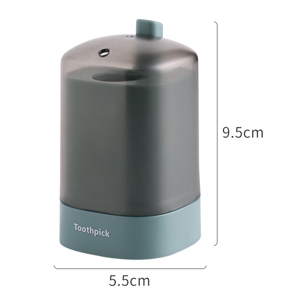 Self Toothpick Box Portable Toothpick Holder Container Restaurant Kitchen Toothpicks Dispenser Home Items9.5x5.5cm