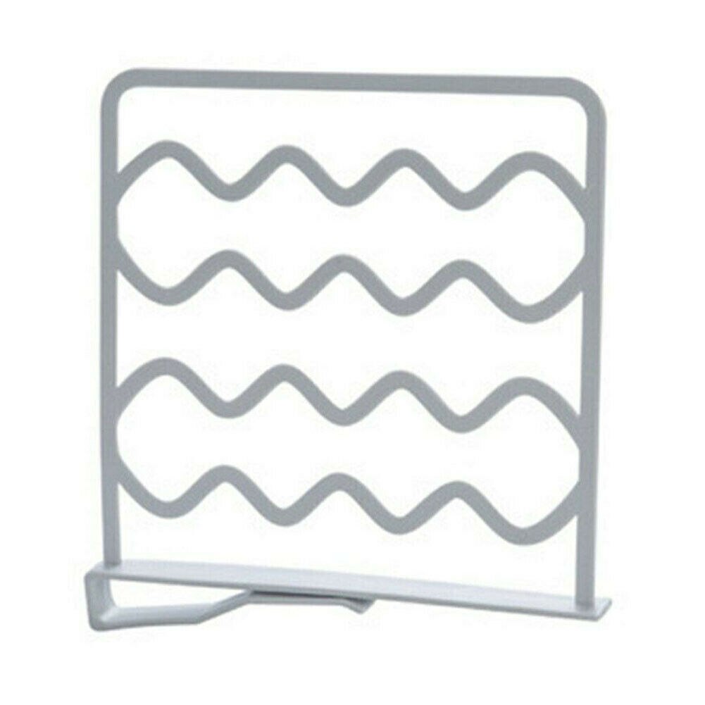 1PC Closet Shelf Divider Durable Organizer Clamp for Kitchen Cabinets Libraries: Gray