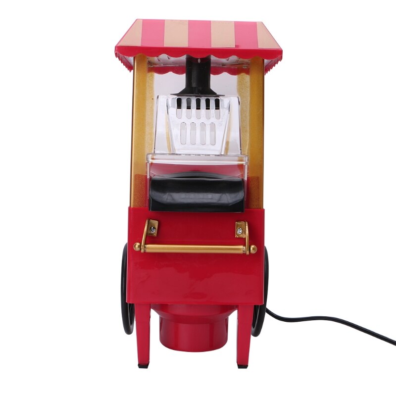 220V Useful Vintage Retro Electric Popcorn Popper Machine Home Party Tool, Eu Plug
