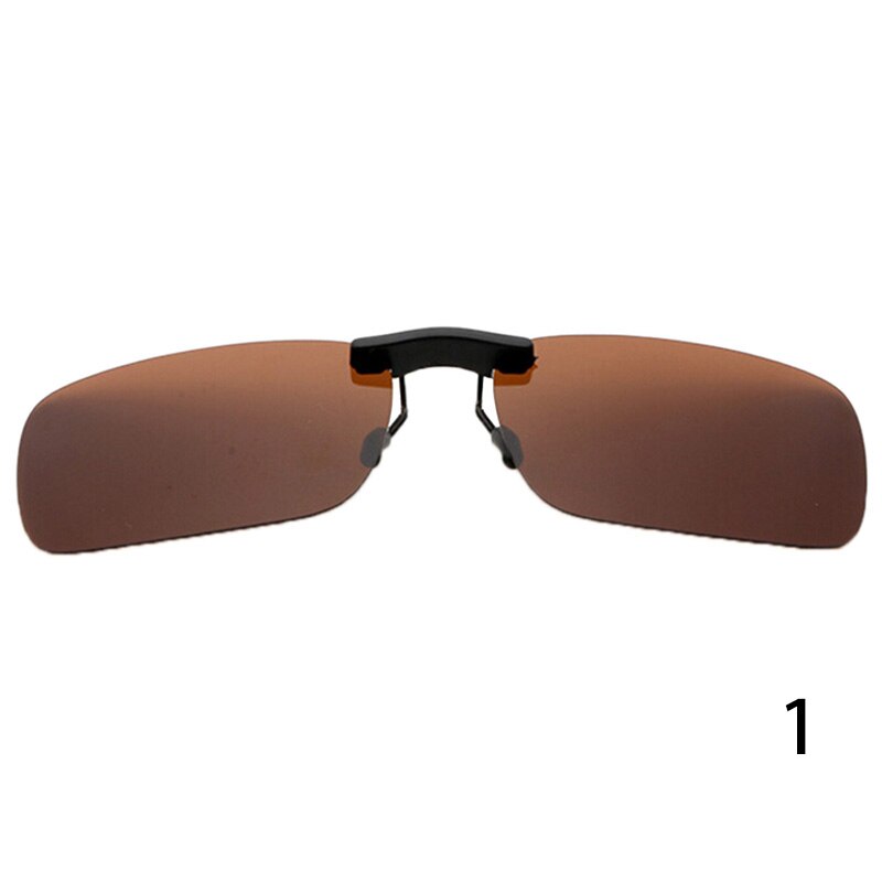 Unisex Polarized Clip On Driving Glasses Sunglasses Day Vision UV400 Lens Driving Night Vision Riding Sunglasses Clip 1pc: P1
