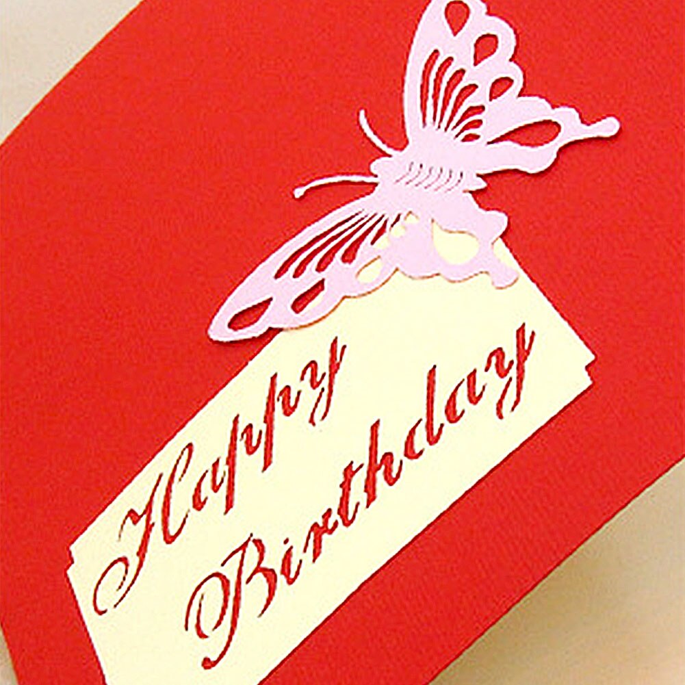 Happy Birthday 3D up handmade cut vintage cards Birthday cake with candle postcard birthday greeting cards