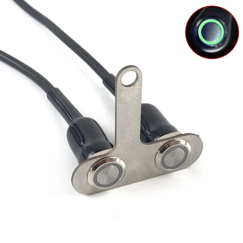 1pcs LED Motorcycle Light Handlebar Mount Push Button Switch 12V For General Hazard Fog Light LED Motorcycle Switch Handlebar