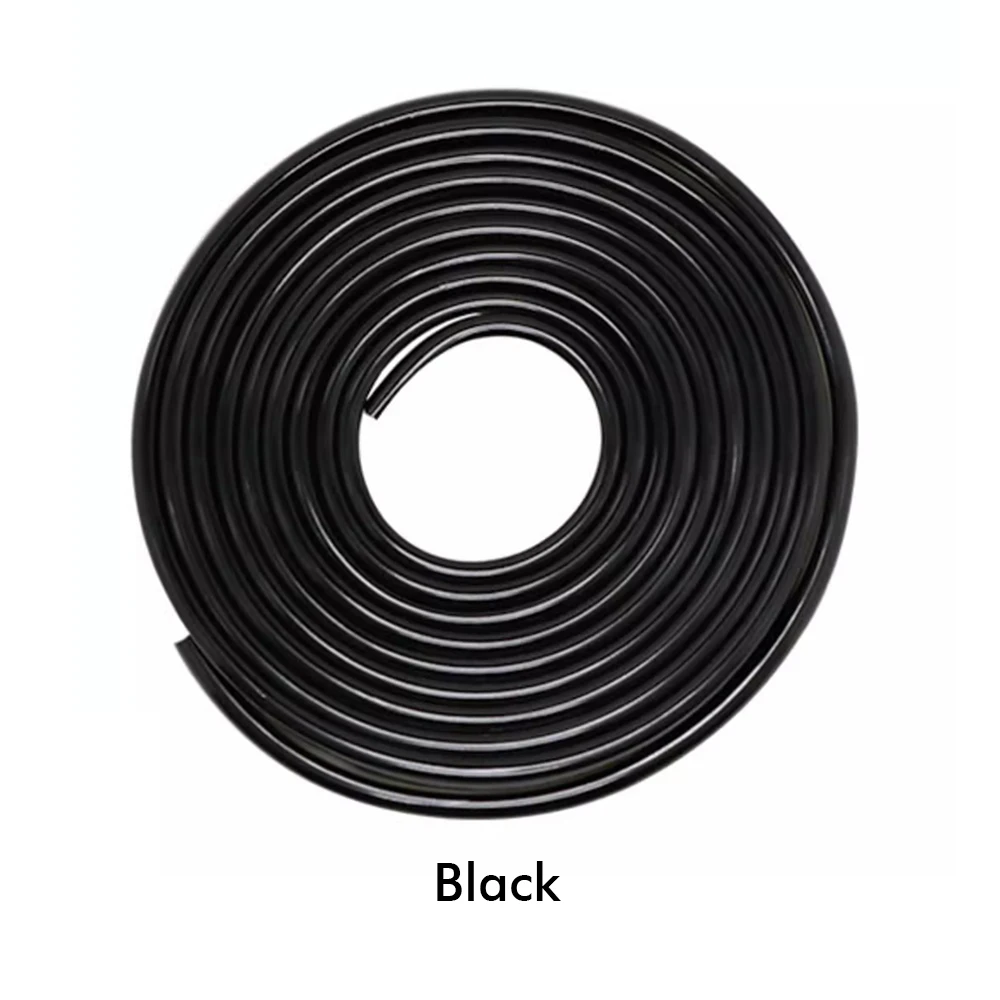 Protectores de Borde de puerta de coche de 5M, tira tipo U, moldura de goma, tira protectora de sellado contra arañazos para decoración de estilo de puerta de coche: Verde militar