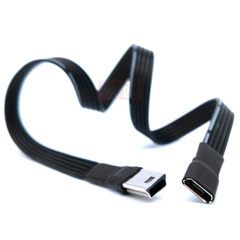 0.1M Mini Usb Male Naar Micro Usb B Vrouwelijke Gegevens Charger Kabel Adapter Converter Charger Data Kabel 0.05M 0.2M 0.3M 0.5M 1M