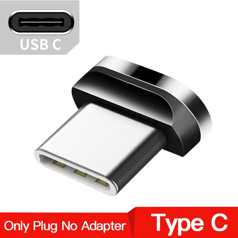 Essager Magnetische Micro Usb Adapter Voor Iphone Samsung Xiaomi Micro Usb Female Naar Type C Male Kabel Magneet Converters Connector: Only USB C Plug