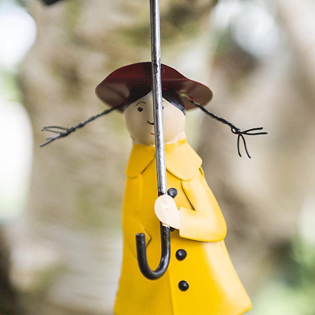 Vogel Feeder Metalen Hangende Ketting Meisje Paraplu Vogel Feeder Voor Wilde Vogels Opknoping Keten Vogel Feeder Lade P9K1