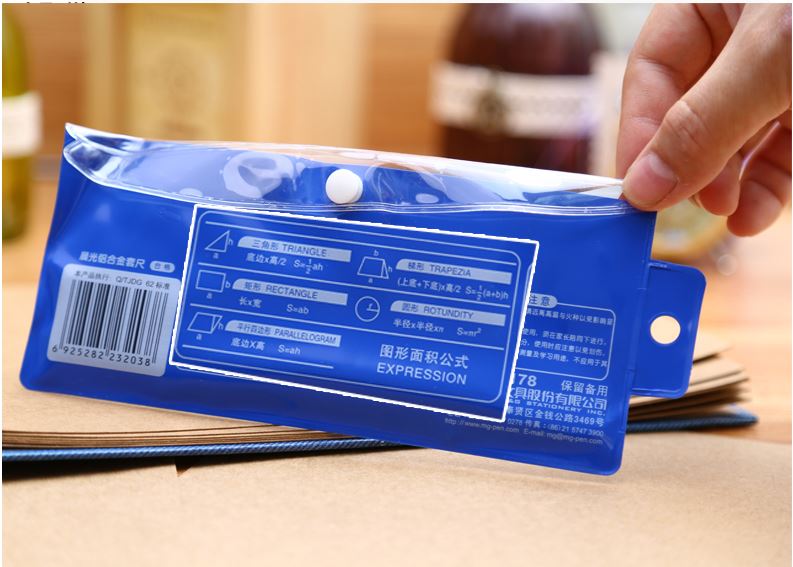 M & G Estudante Põe Os Pés de Metal Governante Triângulo Governante Transferidor Quatro Conjuntos