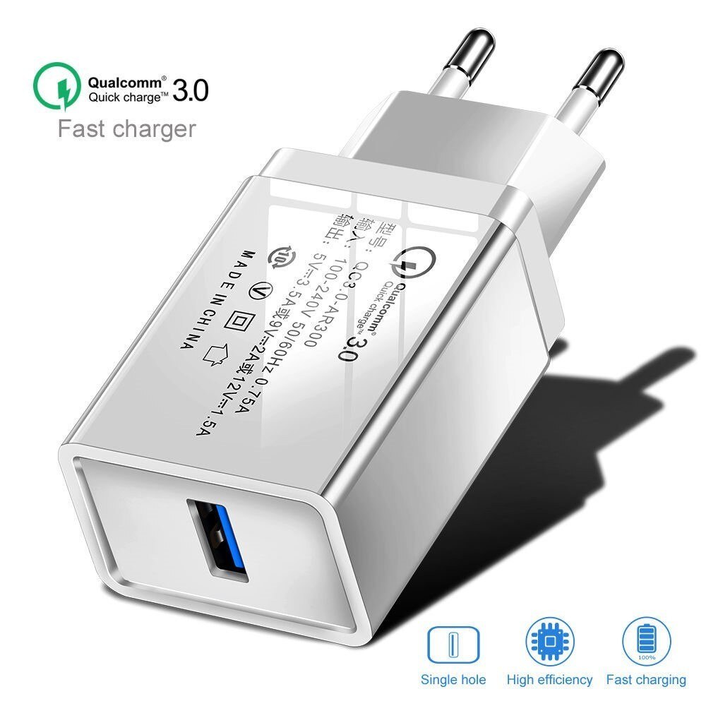 USB Schnelle Ladegerät 5V 3.5A EU QC 3,0 USB Wand Ladegerät Adapter Quick Charge 3,0 Telefon Ladegeräte für iphone XS Xiaomi Samsung Huawei