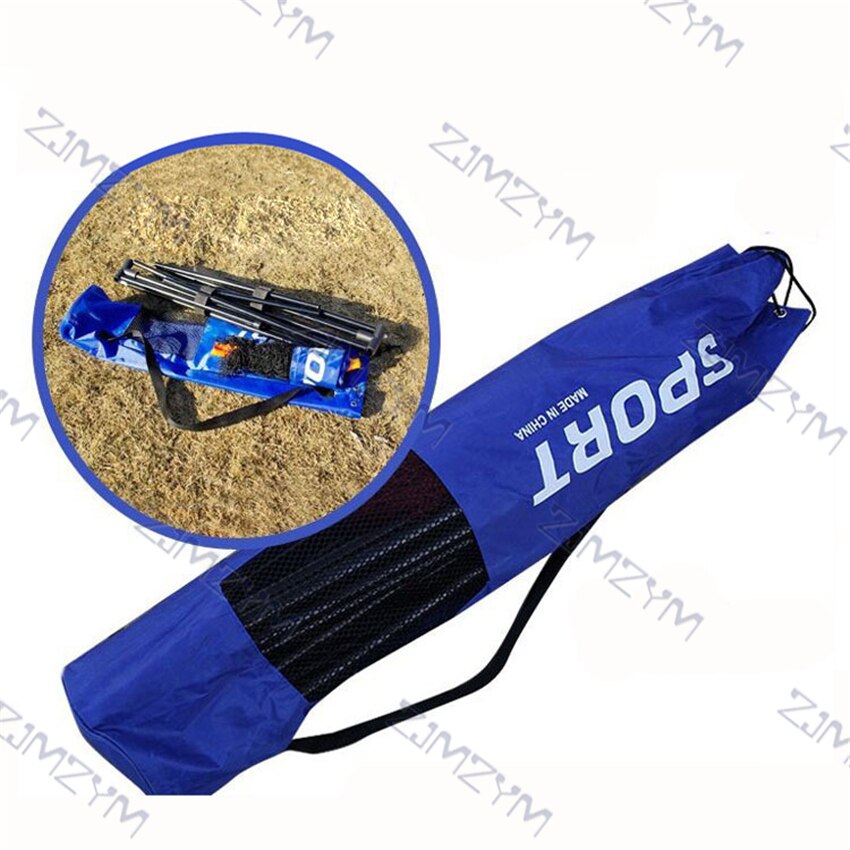 WJ6.1 6.1m Portable Badminton Network Steel Frame Set Volleyball Rack Column Outdoor Sports Shuttlecock Net Supporting Stand