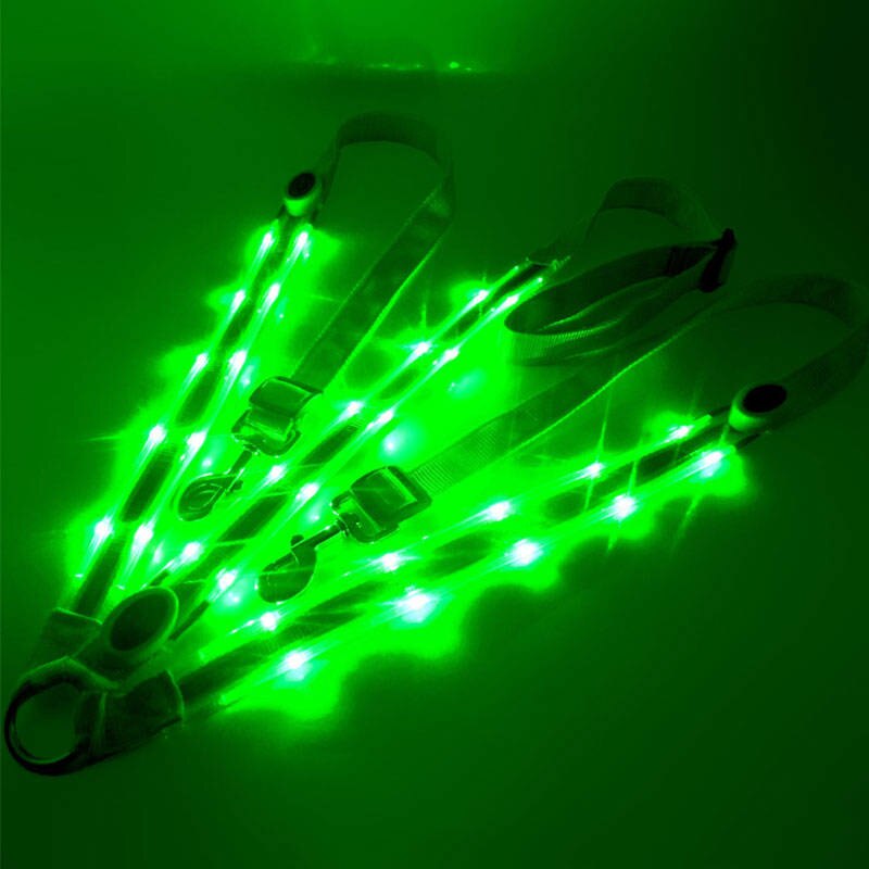 LED Horse Halters Chest Strap Horse Riding Equipment Night Visible Horse Bridle Halter Safety Gear in Night Equipment for Horse: Green