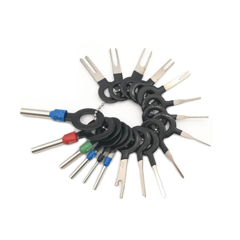 36/29/26/18/11/76 stk bil wire stik udtrækker stik terminal ejector kit pin nåle pick elektrisk aftrækker håndreparationsværktøj