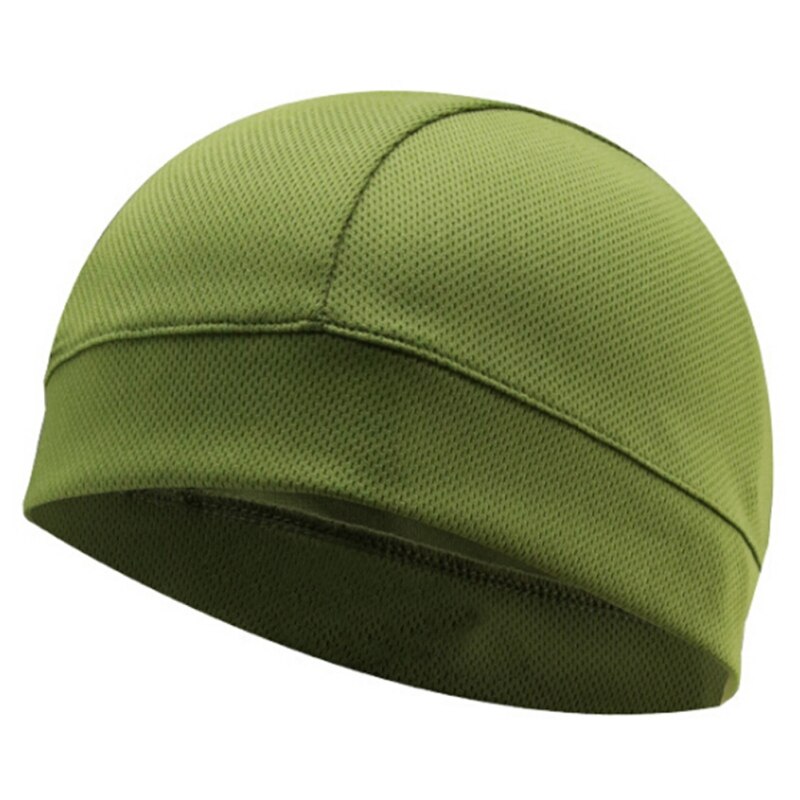 Quick Dry Helmet Cycling Cap Anti-UV Anti-Sweat Sports Hat Motorcycle Bike Riding Cycling Hat Unisex Inner Cap ZJ: F