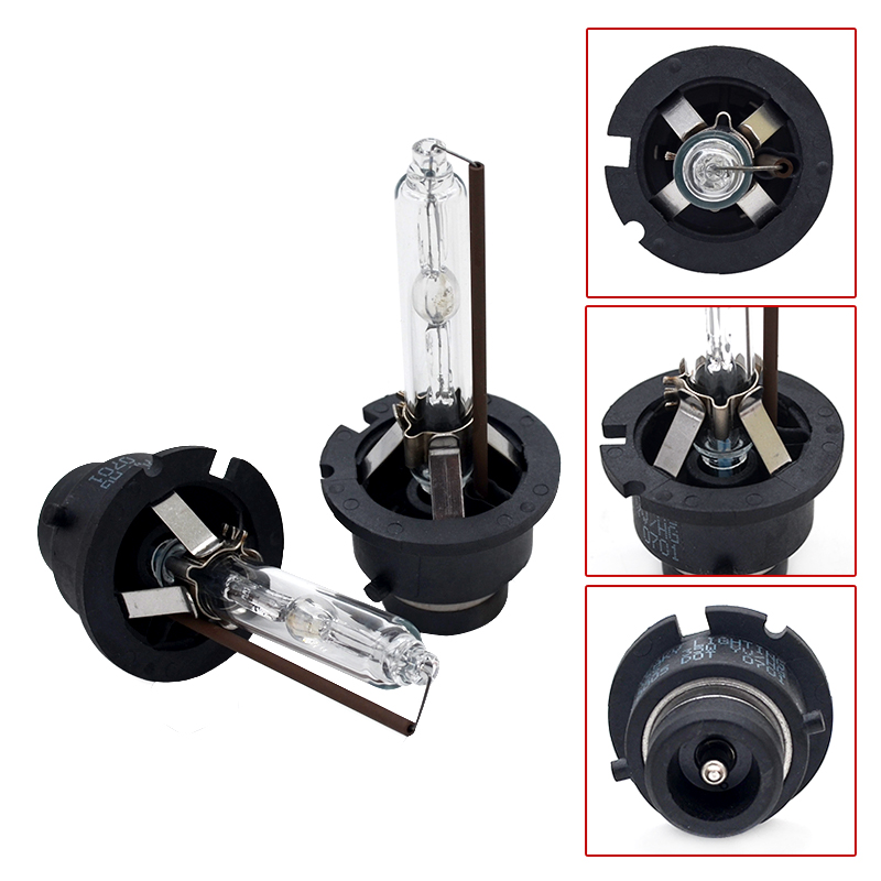 HIDLT 2PCS Super Bright 12V 35W D1S D3S Yeaky HID Xenon Bulb D2S D2R D4R D4S HID Bi-xenon Projector Lens Lamp 4500K 5500K 6000K