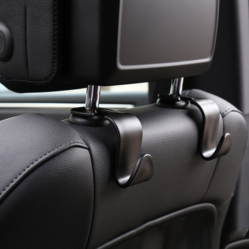 2 Stuks Universele Auto Suv Back Seat Hoofdsteun Hanger Haken Voor Boodschappen Tassen DXY88