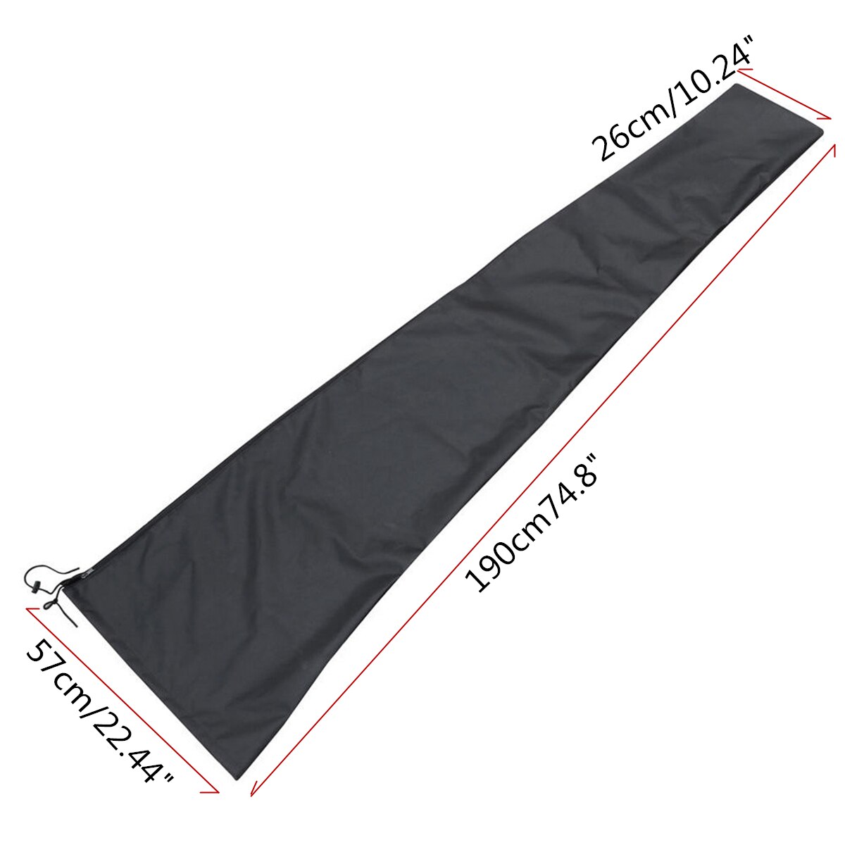 Waterproof Sun Shelter Patio Umbrella Canopy Rain Cover Shade Protective Sunshade Shed Zipper Bag Awing Bags Outdoor