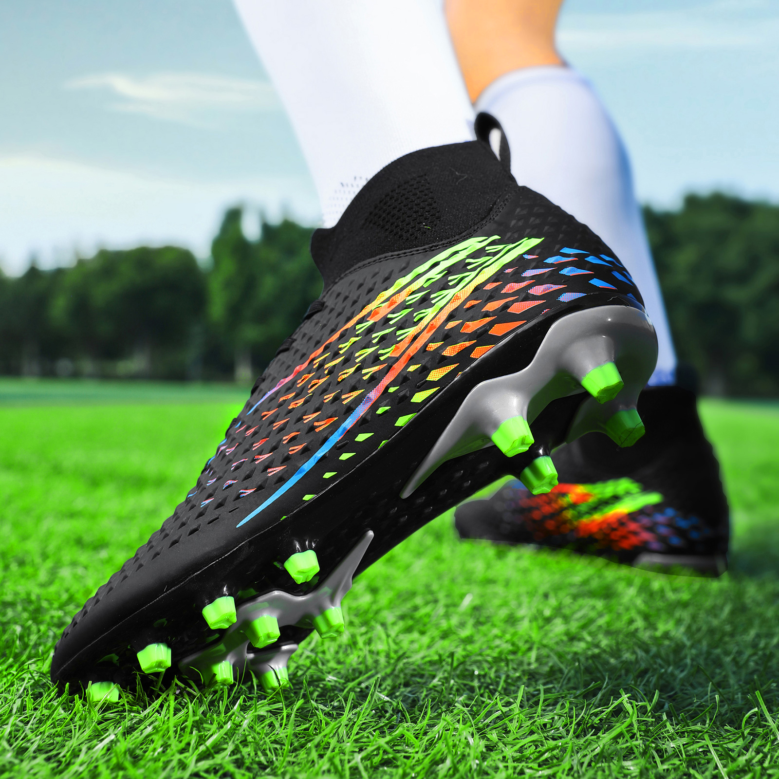 Voetbalschoenen voor heren Casual voetbalschoenen Volwassenen Professioneel voetbal Tiener Antislip buitensportschoenen Nieuw