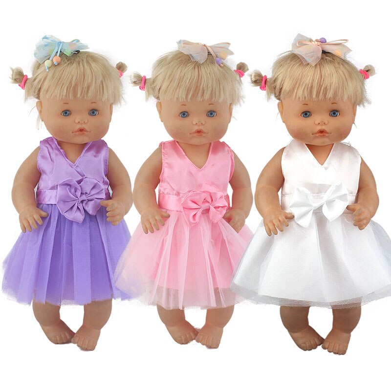 Vestido bonito de para Nenuco, Ropa para Nenuco, manga larga púrpura, 40cm, 41 cm, novedad de 2022