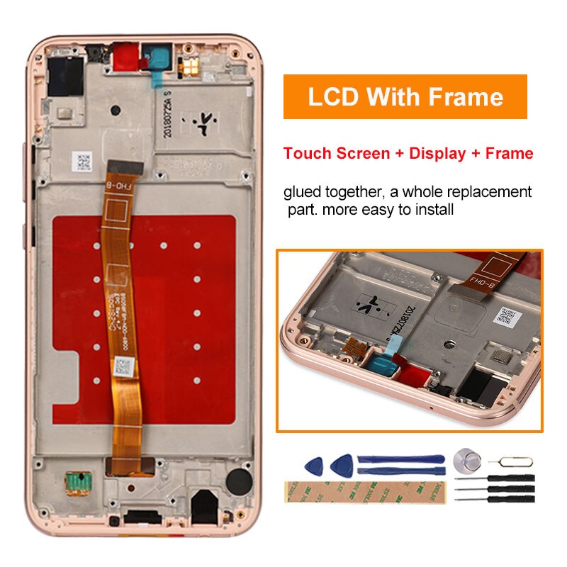 For Huawei P20 Lite LCD Display+Touch Screen Digitizer Replacement Assembly For Huawei P 20 Lite/ Nova 3E ANE-LX1 ANE-LX3 5.84"