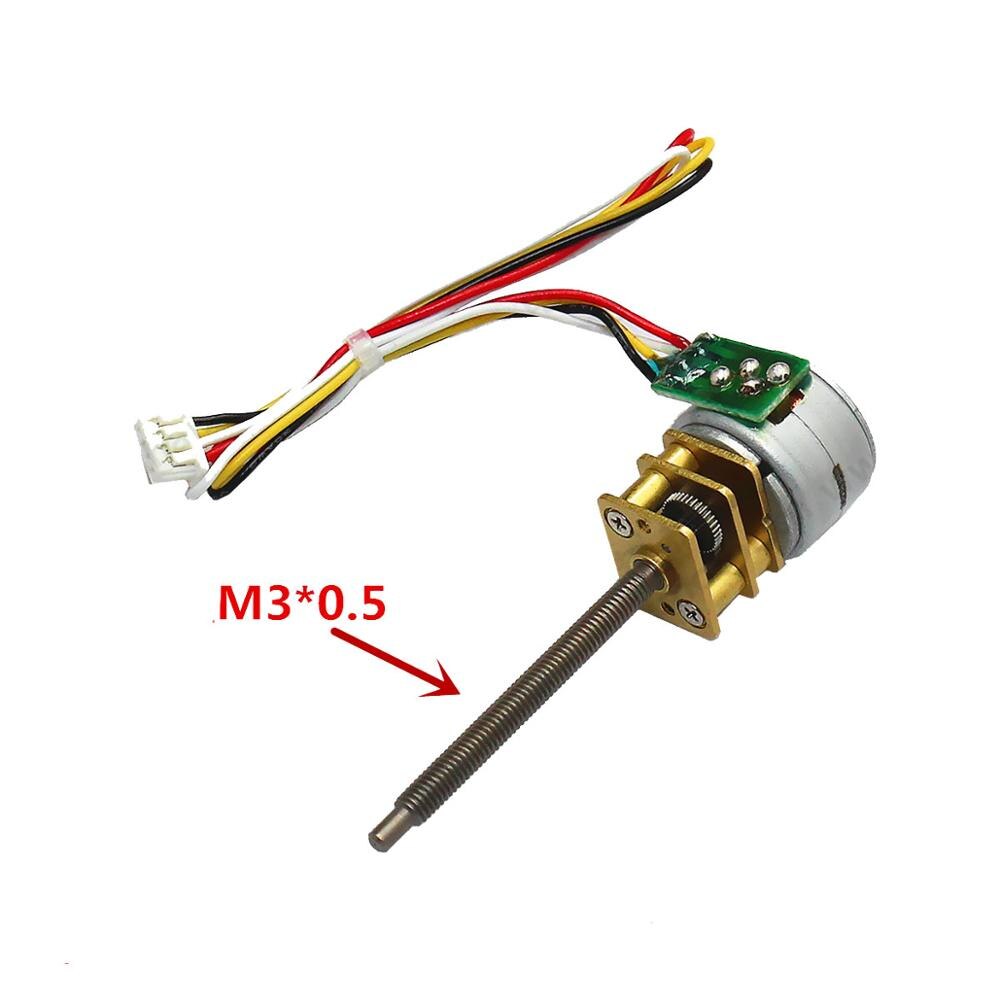 Monitor Ptz 15 Mm Met Encoder Alle Metal Gear Stappenmotor 15BY Micro-Hoek M3 * 0.5 Schroefdraad as Motor 50: 1
