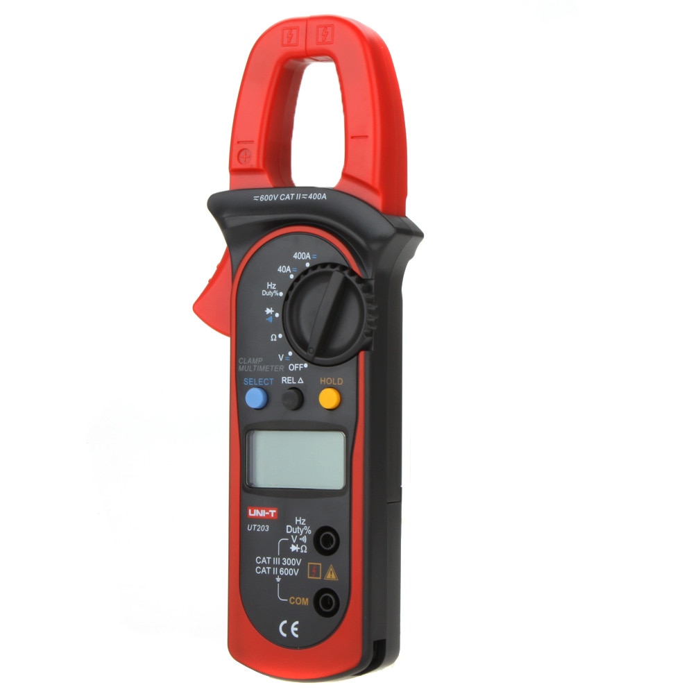 Mini Digital Multimeter UT203 With 400A AC/DC Current Tongs Clamp Meter Auto Range Diagnostic-tool High Precision Meter