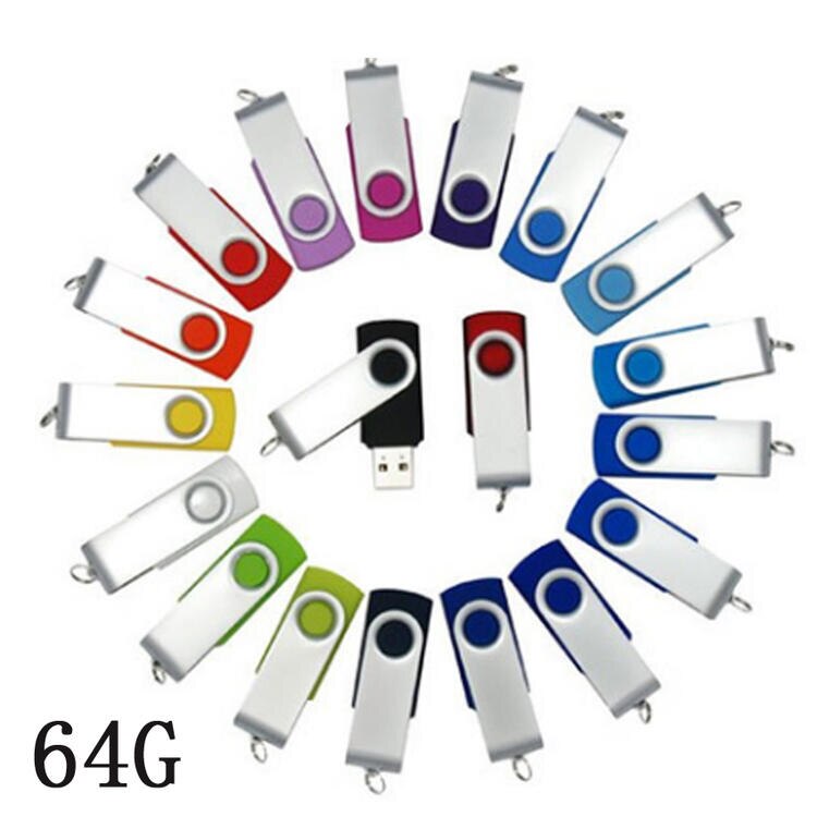 Zinc Alloy Usb Memory Stick USB Flash Drive 8GB 16GB 32GB 64GB Disk On Key: 64GB