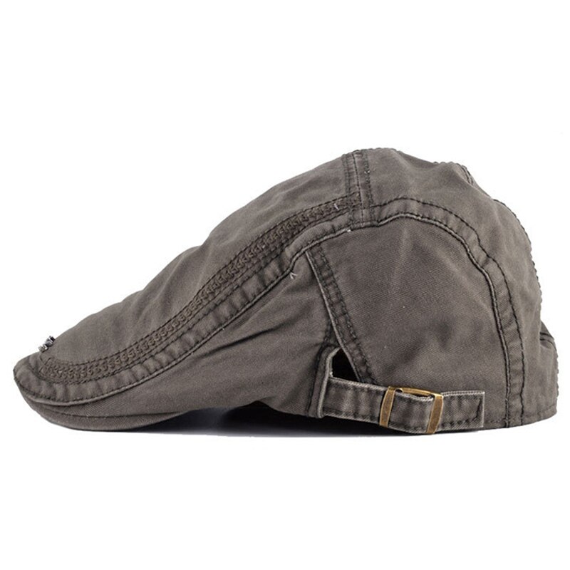 JNKET chapeau béret en coton de loisirs | Casquette à visière, casquettes plates, chapeau de soleil pour voyage en plein air, Casquette à bec de canard, Casquette, taille réglable
