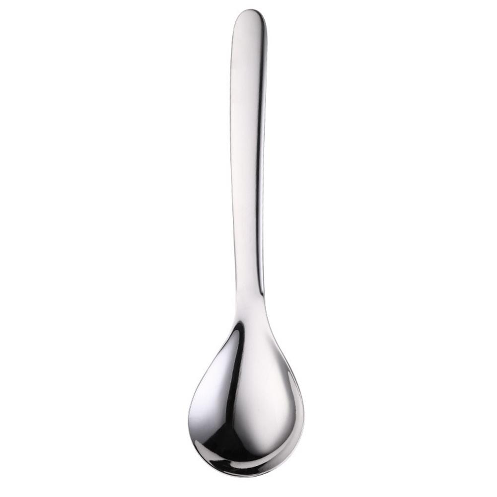 304 Stainless Steel Spoon Household Soup Spoon With Long Handle: B