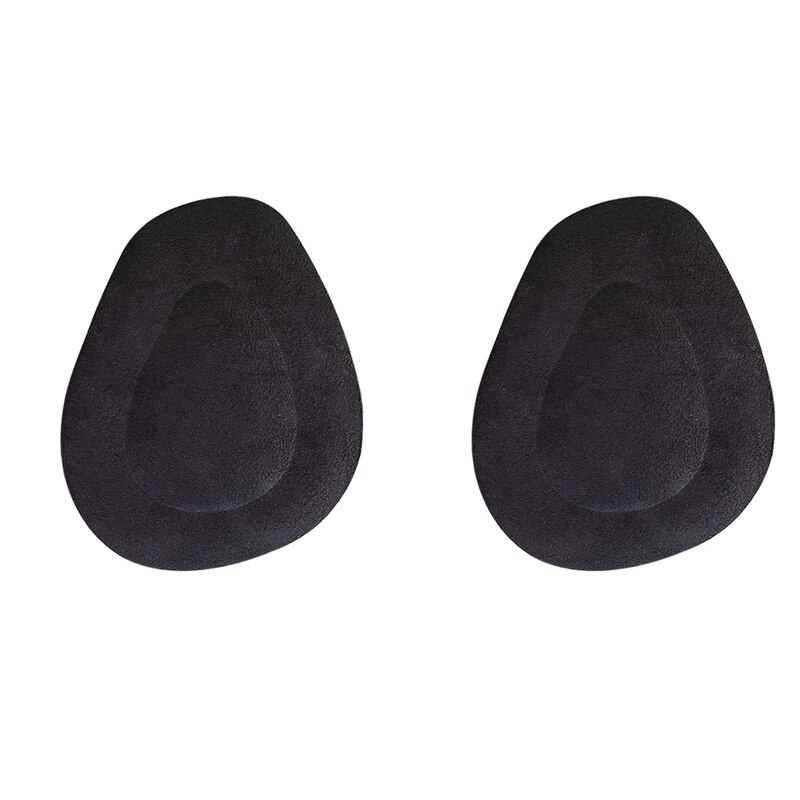 Half Insoles for Women Pain Relief Forefoot Insert Shoes Pads Men Non-slip Front Foot Sole Cushion High Heels Sock Insole Liners: Velvet Black