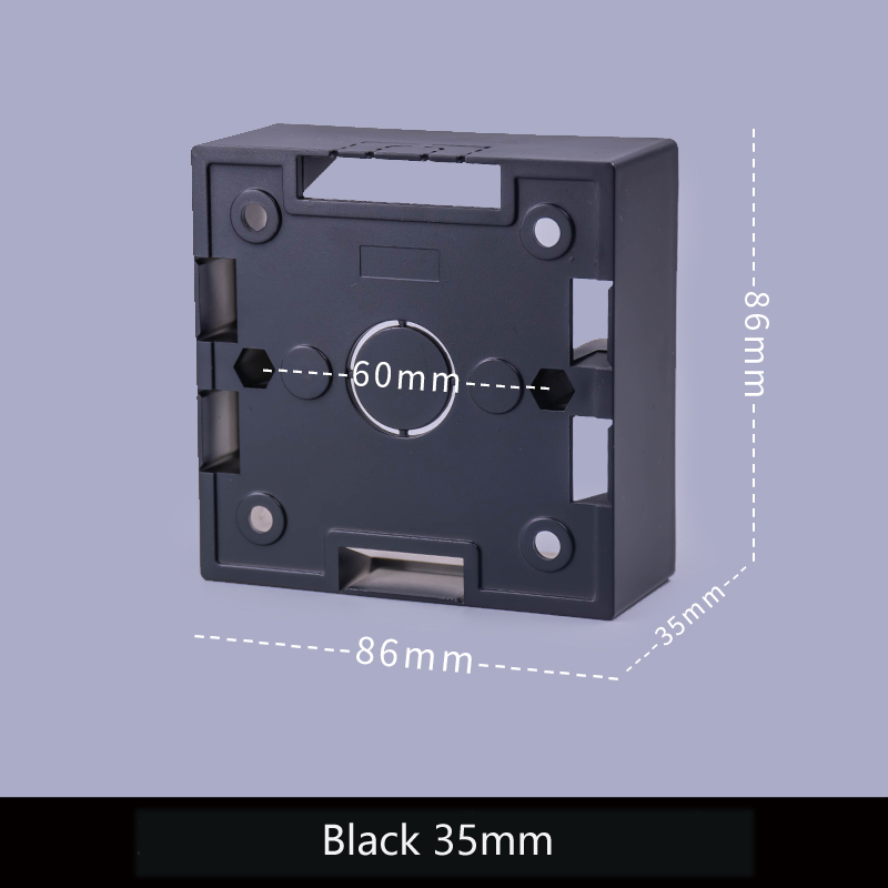 Skrzynka montażowa robić montażu powierzchniowego naściennego Typ 86 Uniwersalna skrzynka przyłączeniowa robić przełączników elektrycznych