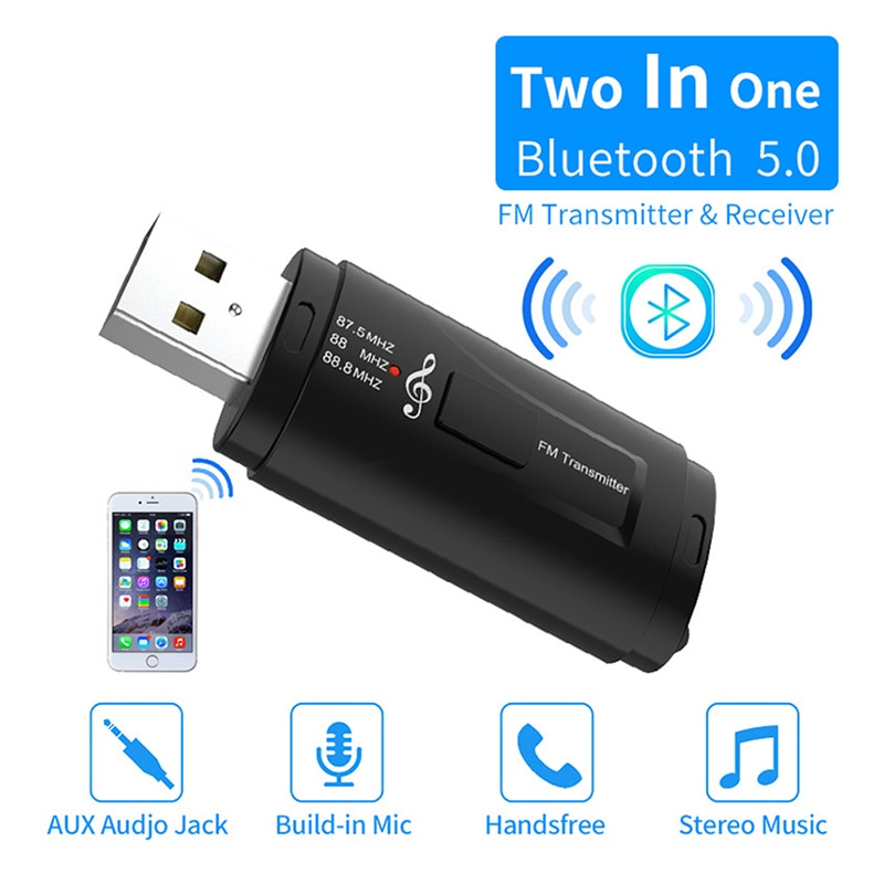 ONEWELL Handsfree Draadloze Bluetooth Fm-zender MP3 Speler USB Charger Auto Accessoires