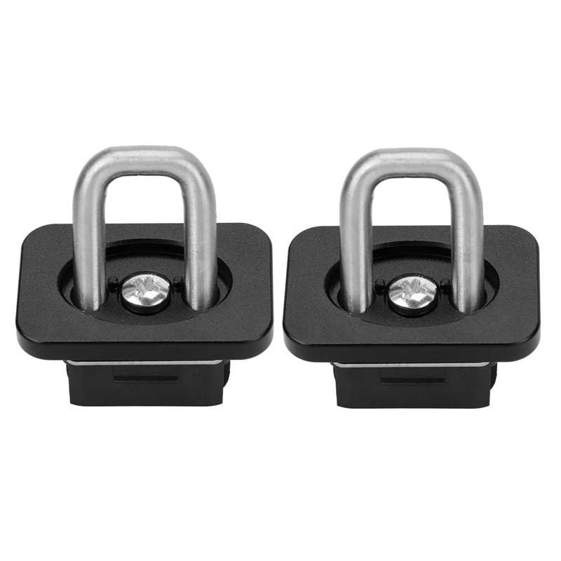 Tie Down Ankers Rvs Oxidatie Slip Truck Bed Side Muur Ankers 1000 Lbs Stabiele Voor Auto Accessoires: black