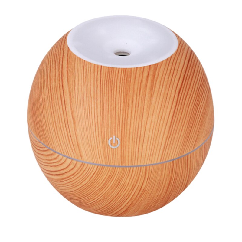 Wood Grain Aromatherapy Machine USB Plug-in Colorful Ultrasonic Humidifier Air Purification Aromatherapy Humidifier