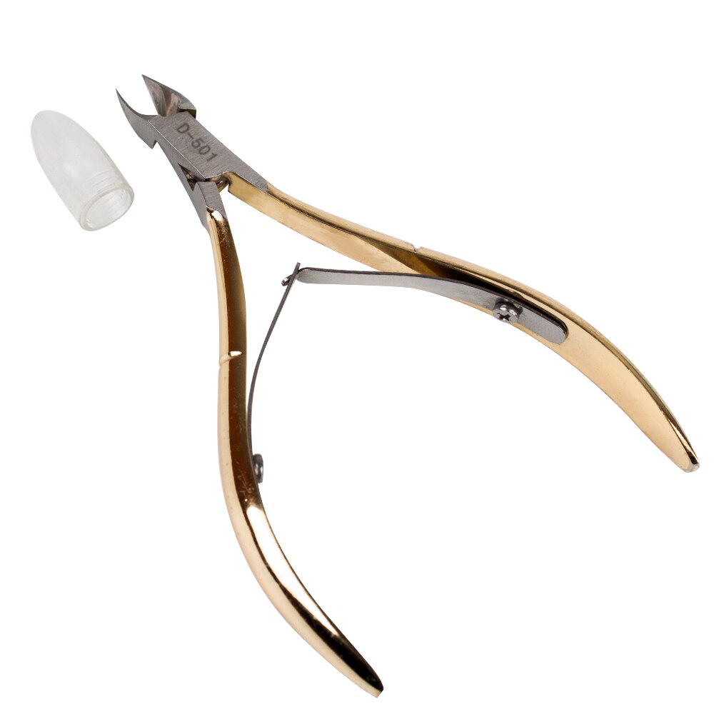 Tijeras de acero inoxidable para cutículas, herramientas de manicura pedicura, Tijera para piel muerta cortauñas Nail Art, 1 ud.: 01