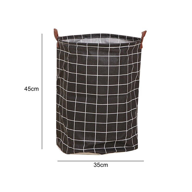 Laundry Basket Foldable Toy Storage Baskets Picnic Dirty Clothes Basket Box Cotton Wash Clothes Box Baby Organizer: 5