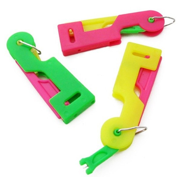 Sewing Thread Automatic Needle Threading Threader Tailor Scissors Hand Needle Sewing Kit LXX