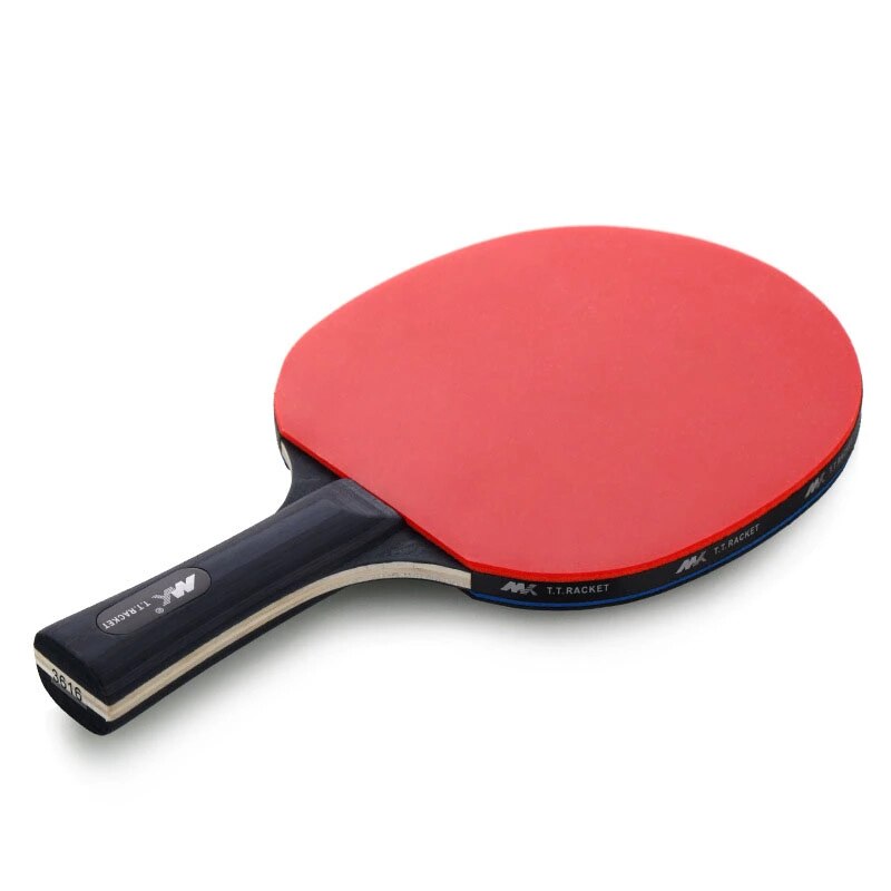 2Pcs/Lot Table Tennis Bat Racket Good Control Long Short Handle Ping Pong Paddle Racket Set With Bag