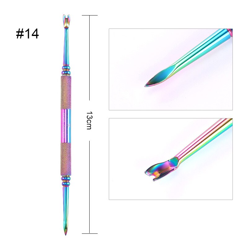 BORN PRETTY 1 PC Nail Art Tool Nipper Nail Cuticle Scissor Dead Skin UV Gel Remover Pusher Nail Stamper: 14