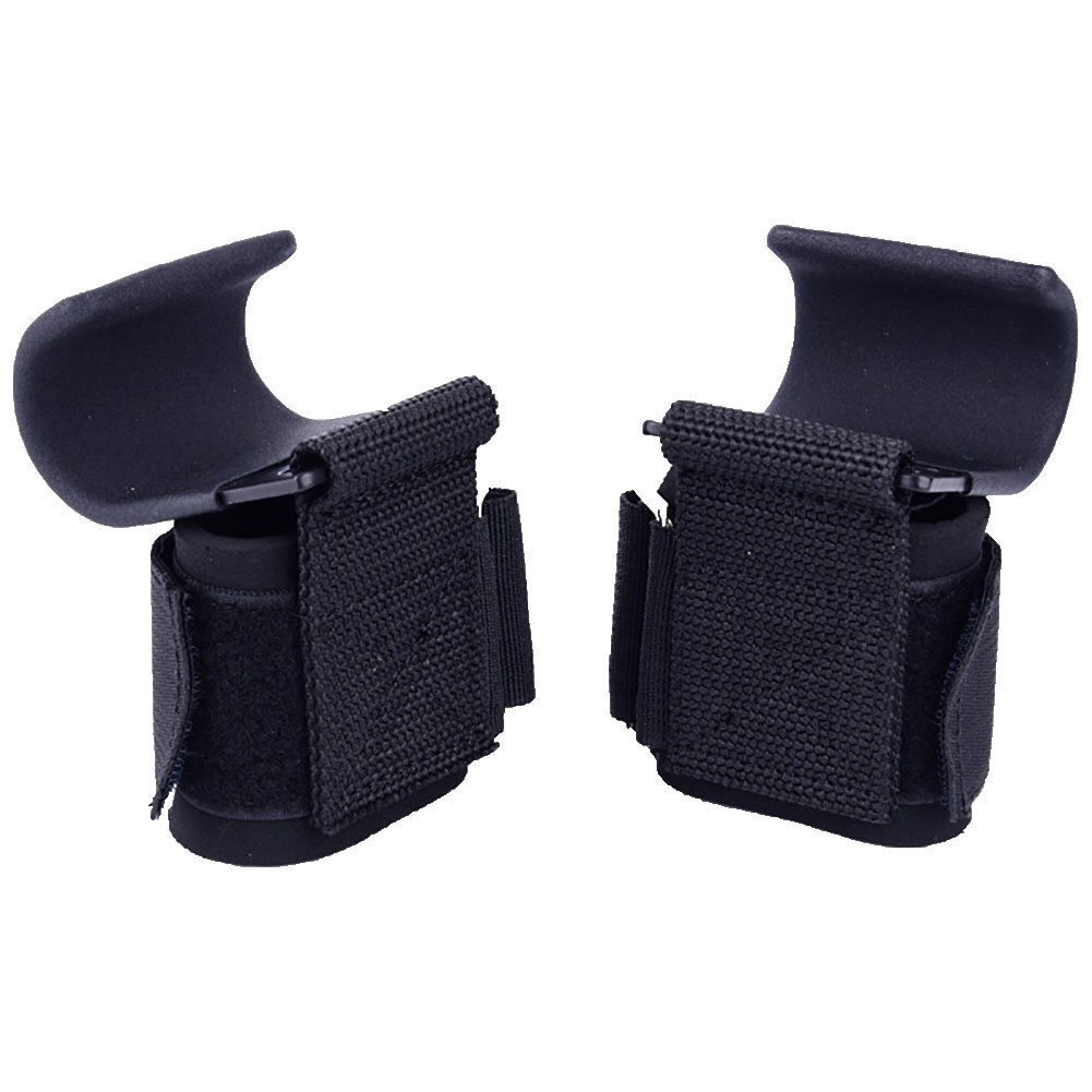 1 paar Fitnessstudio Fitness Gewichtheben Sport Anti-Schleudern Griff Riemen Haken Armbinde