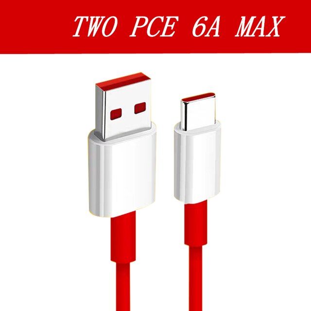 Oneplus – chargeur de chaîne Original 9 9R Nord 2 N10 CE 5G, câble de Charge rapide type-c 6A One Plus 8 7 Pro 7 t 7 T 6t 6: Two / 1,5m