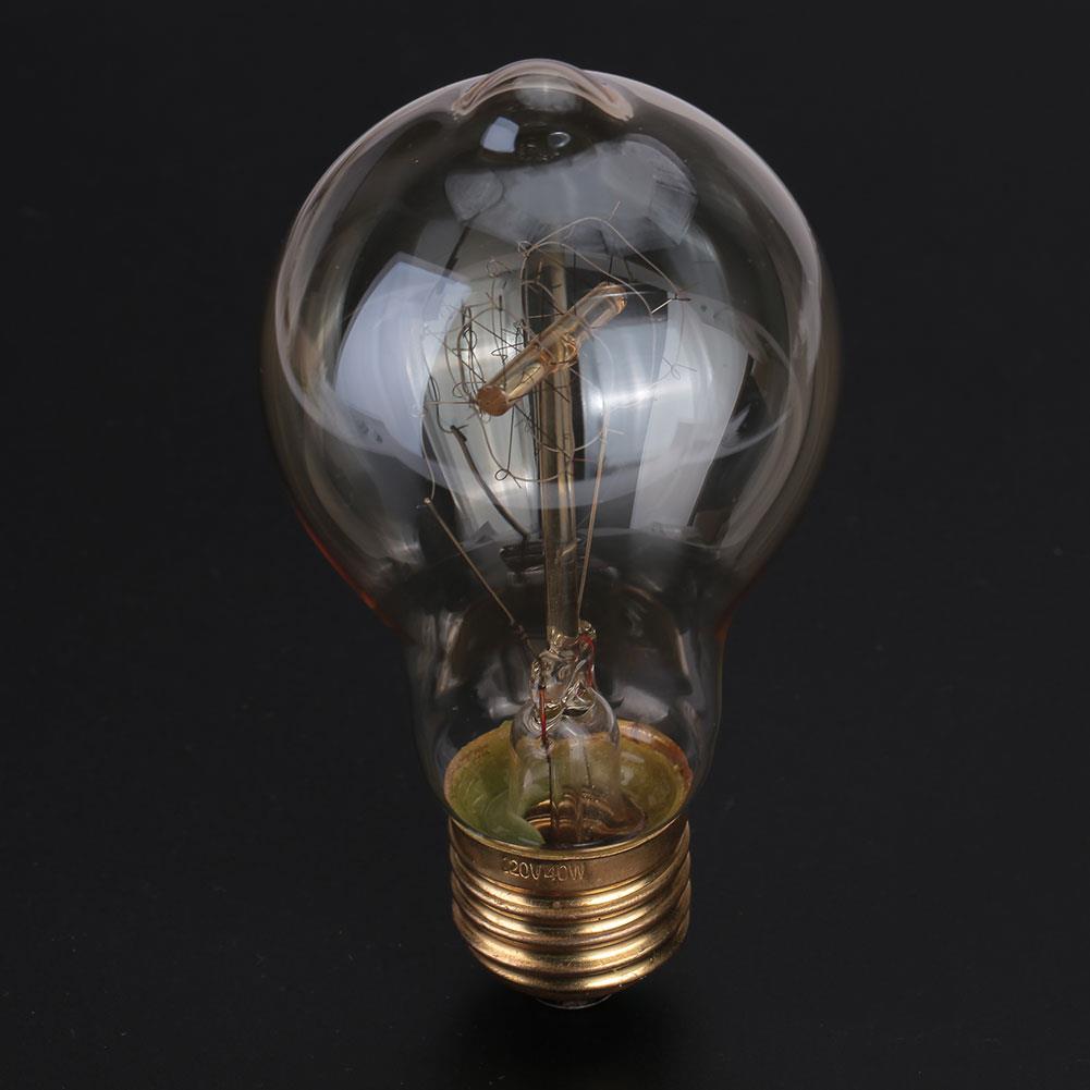 Dimmable Vintage A19 E26 Edison Incandescent Bulb Filament Lamp Light Household