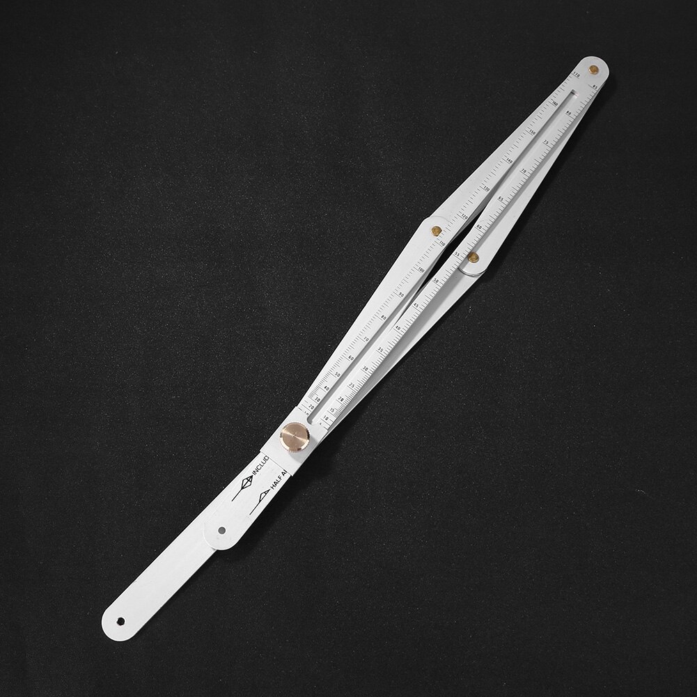 Measuring Ruler Folding Woodworking Tool Protractor Rust-proof Angles Frames for Quickly Measuring Accessories