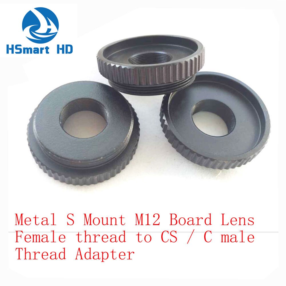 Metal S Mount M12 Board Lens Female thread to CS / C male Thread Adapter Camera Support