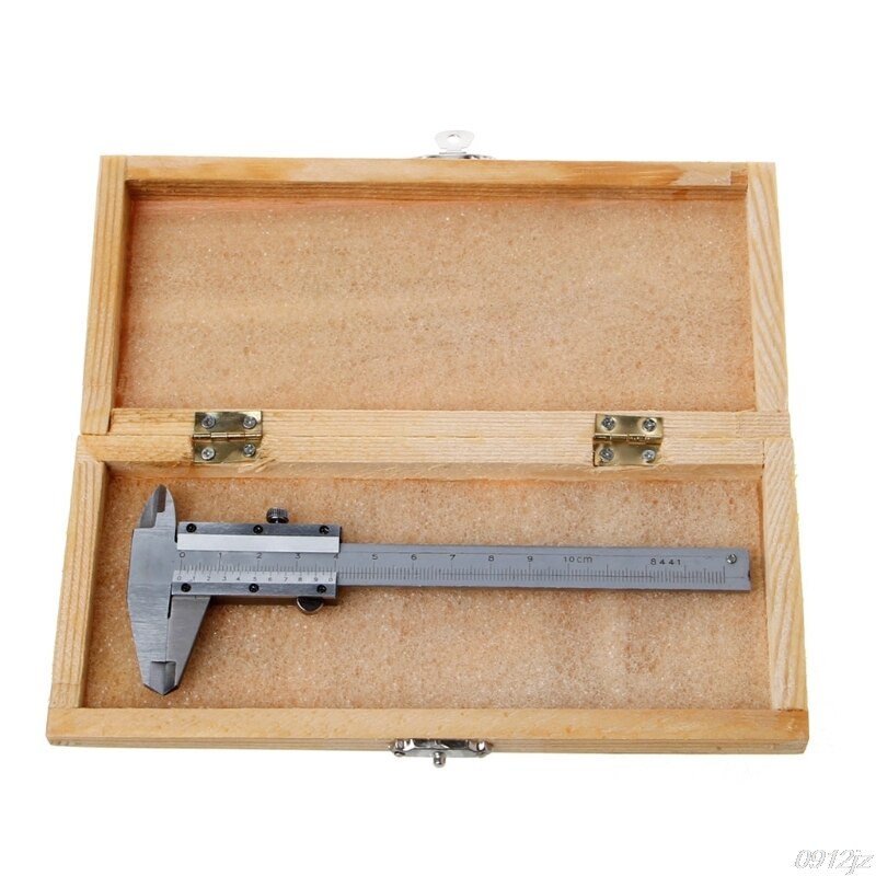 Mini calibrador Vernier de acero inoxidable, calibre Vernier, micrómetro, calibre de espesor, 0-100mm