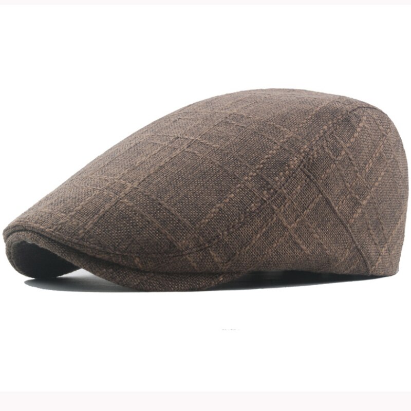 HT3193 hombres boinas para mujeres ropa de algodón sombrero de la boina ajustable Retro Ivy vendedor de tapa plana Primavera Verano hombre mujer boina Retro Pac