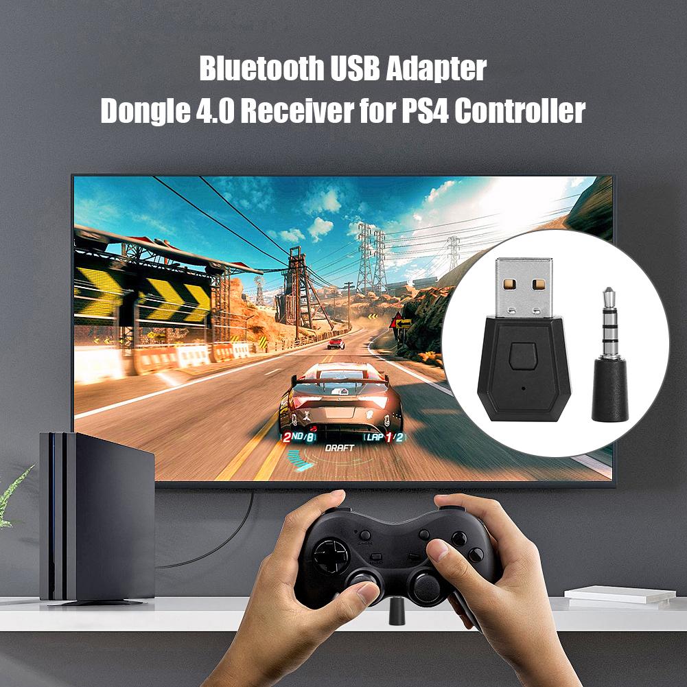 Portable Game Accessory Mini USB Headset Bluetooth 4.0 Adapter Dongle Receiver for PS4 Controller fit for ANY Bluetooth Headsets