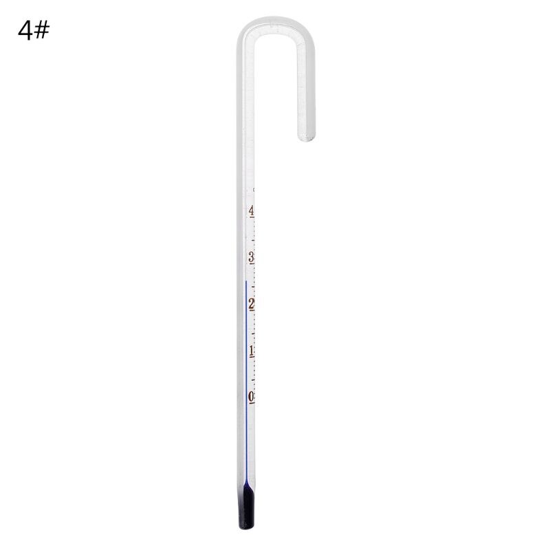 Aquarium u-vormige hangende glazen thermometer temperatuurmeter aquarium: Rood